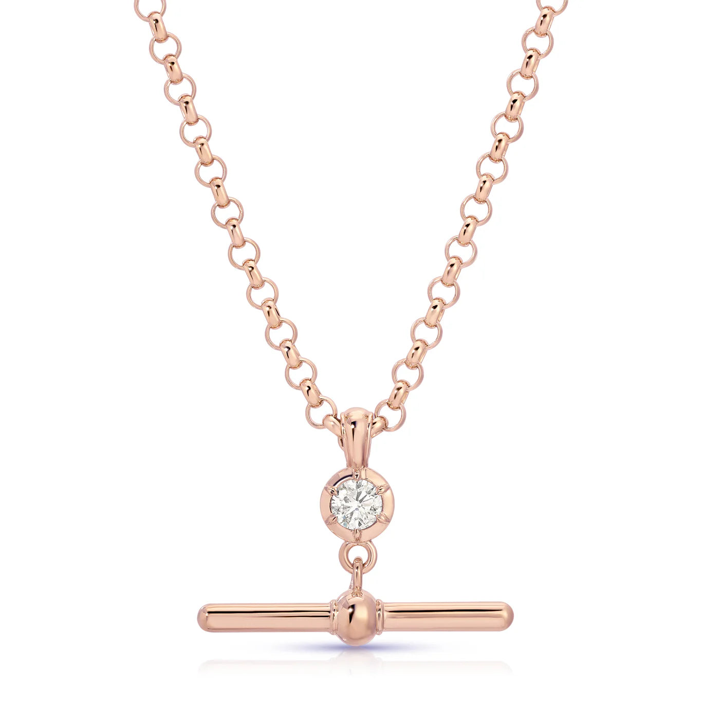 Diamond Barre Necklace