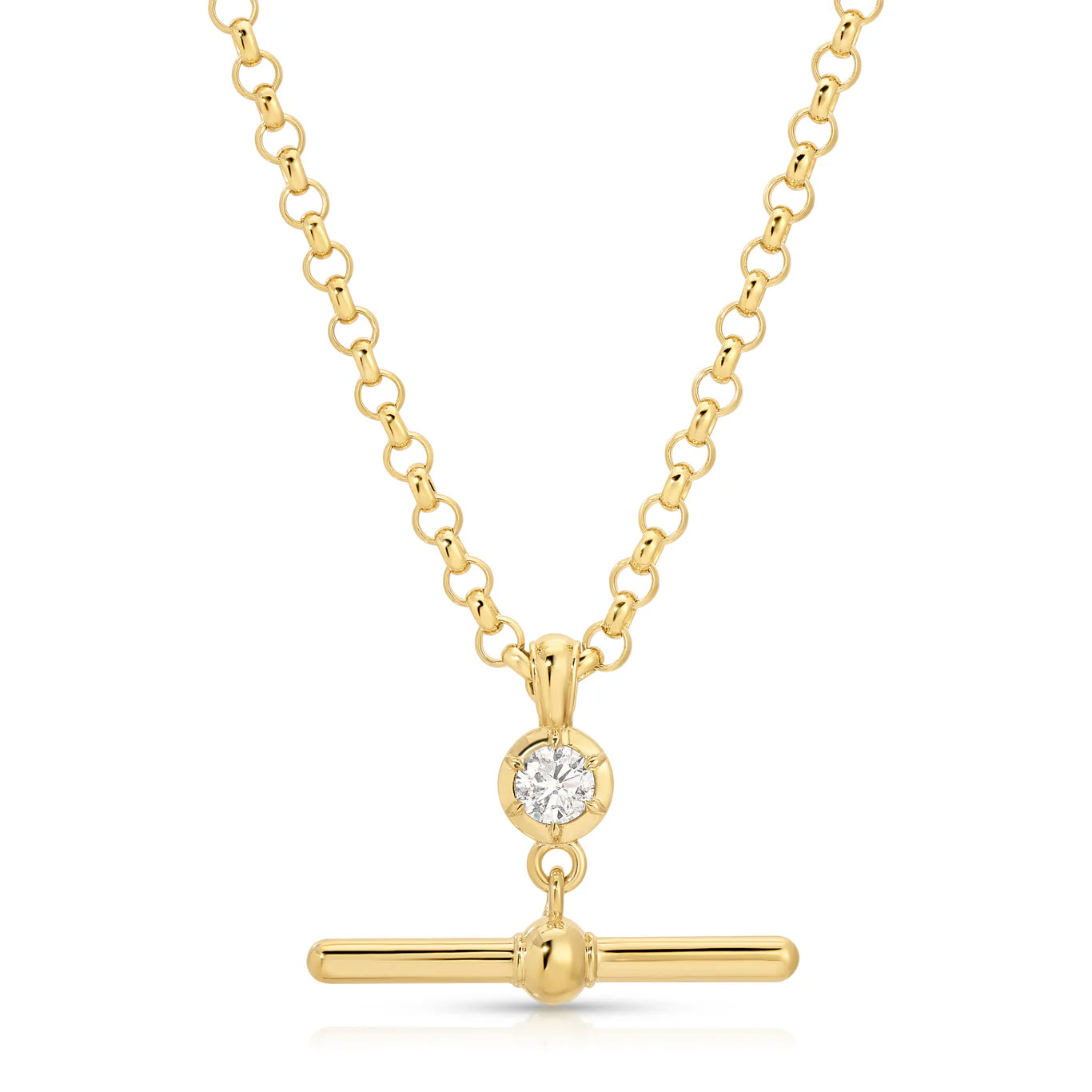 Diamond Barre Necklace