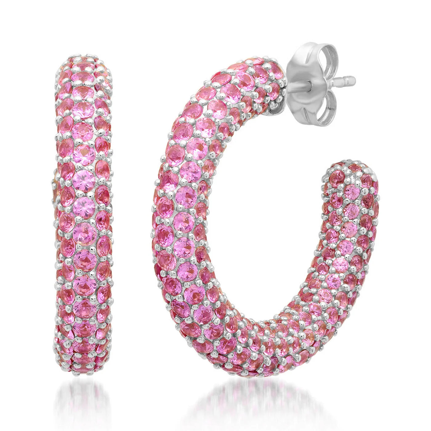 Pink Sapphire Party Hoops