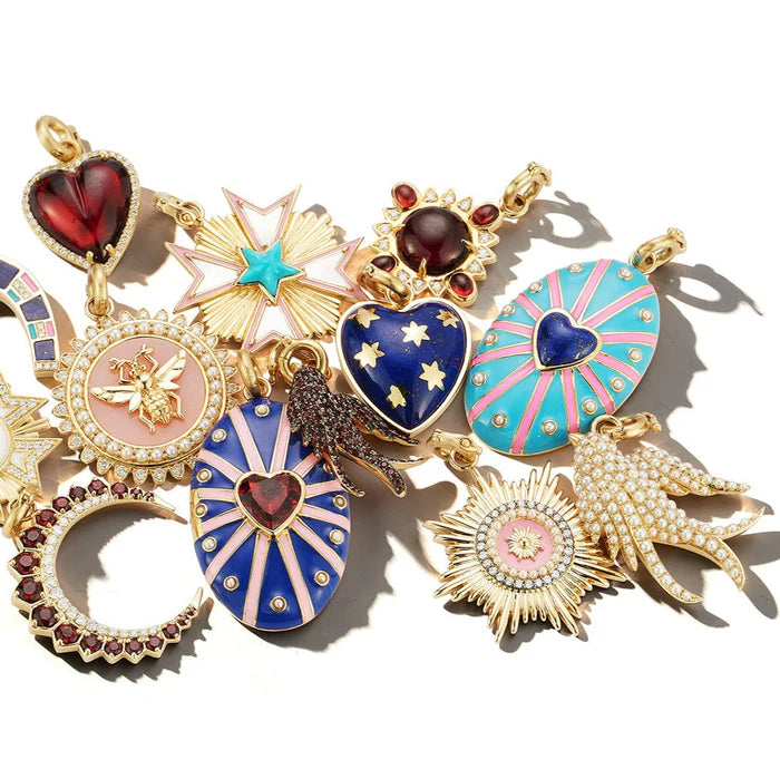 14K Gold & Pearl Birdie Charm