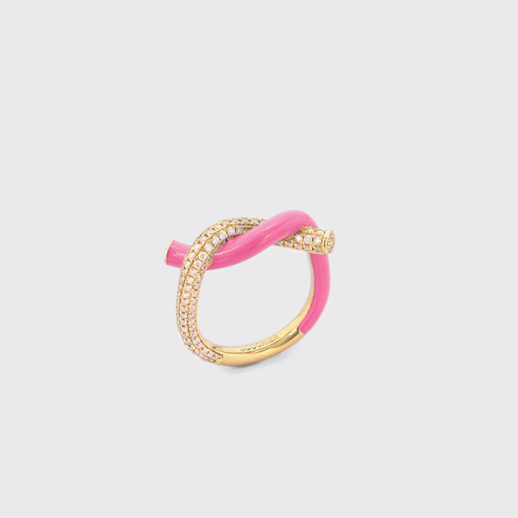 FRUIT HOOPS DIAMOND RING