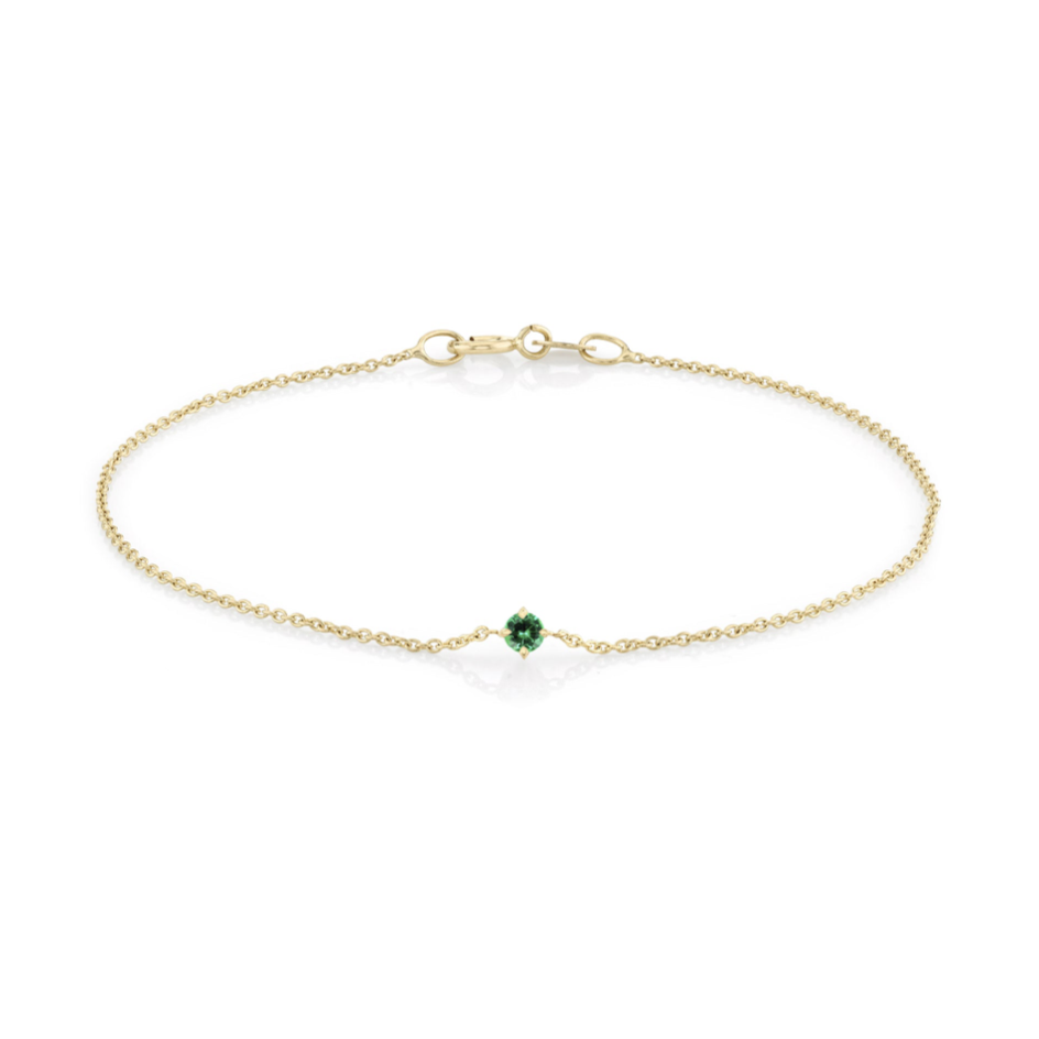 EMERALD FLOATING BRACELET