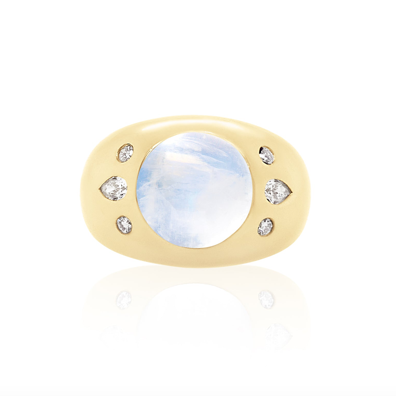 MOONSTONE CHUNKY NOMAD RING