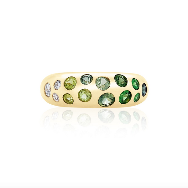 GREEN OMBRÉ CLASSIC NOMAD RING