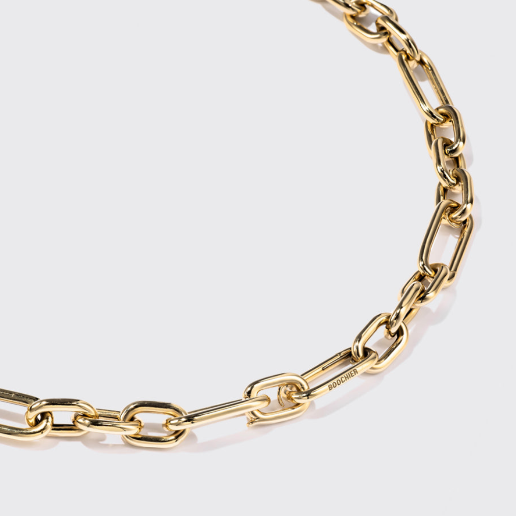 YELLOW GOLD BOOCHIER CLASSIC CLIP CHAIN