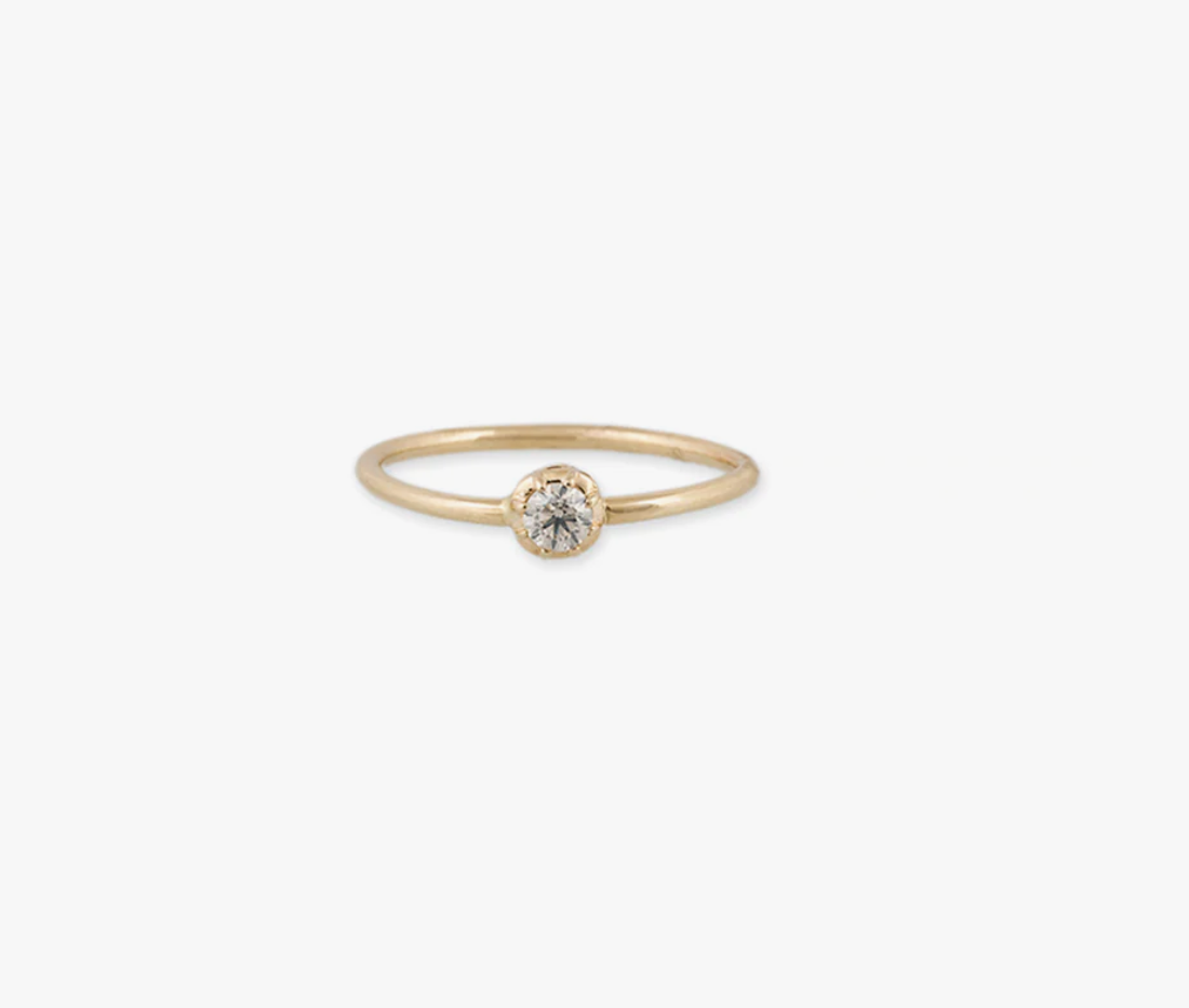 SINGLE DIAMOND SOPHIA RING