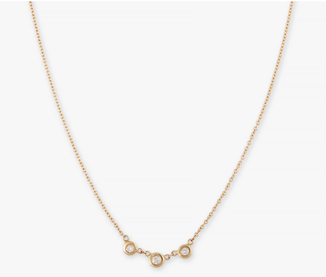 3 DIAMOND EMILY NECKLACE