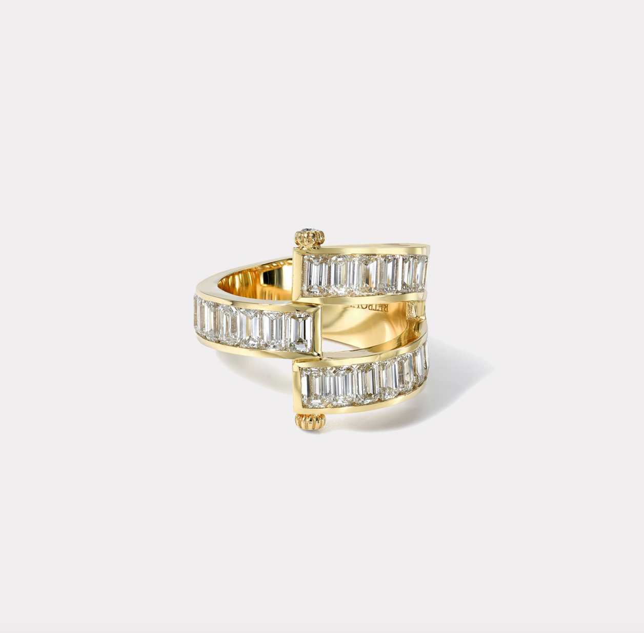 Magna Ring - Emerald Cut Diamonds