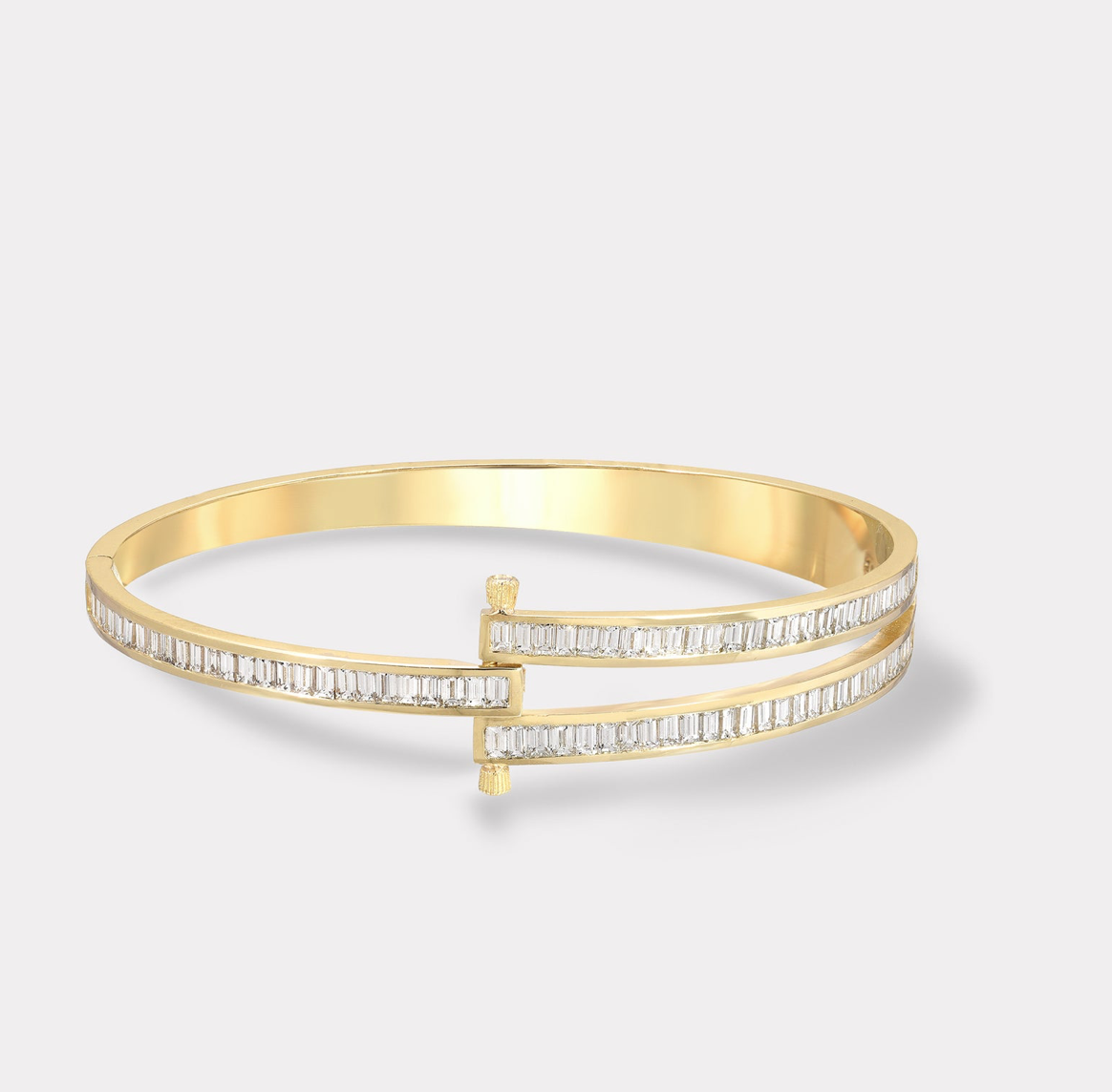 Magna Bracelet with White Baguette Cut Diamonds