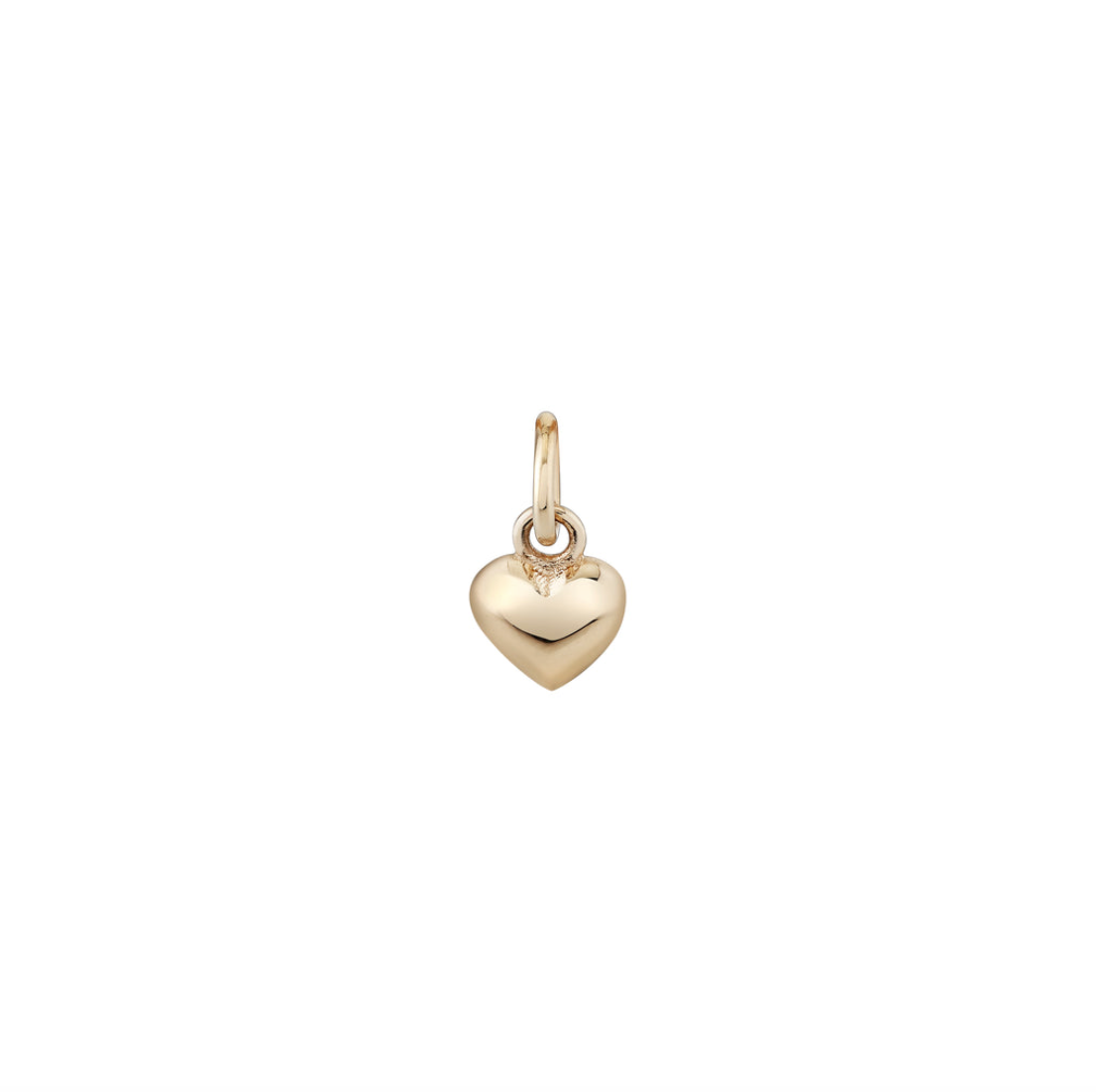 Petite Puffed Heart Charm