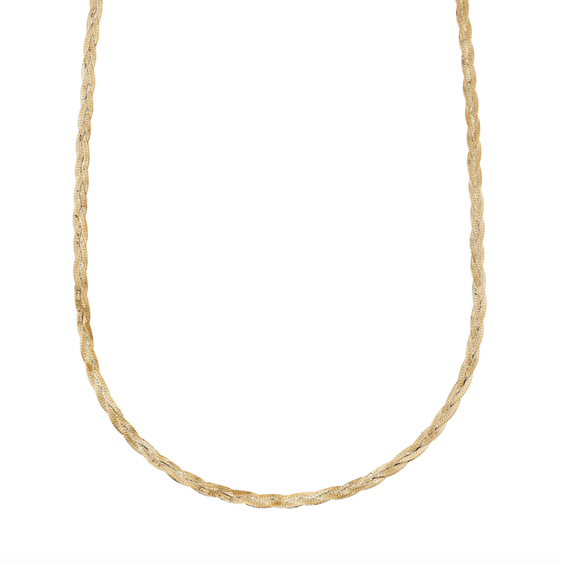 Braided Herringbone Necklace