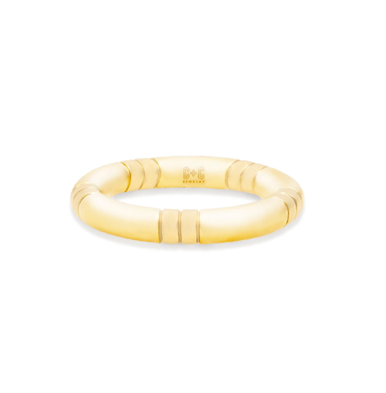 The Crew Stacking Ring - Etched