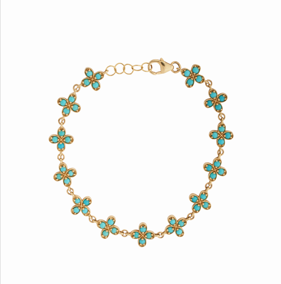 Turquoise tennis bracelet