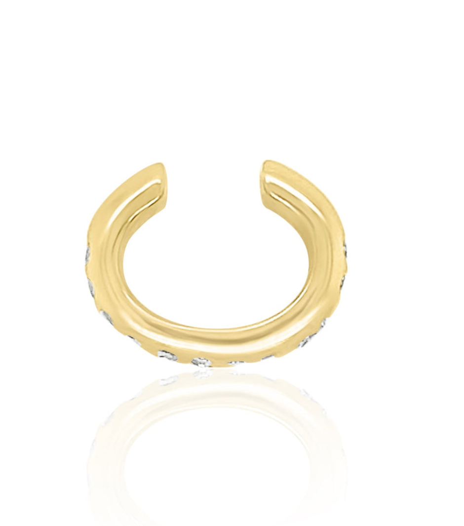 MARQUISE & ROUND SINGLE EAR CUFF