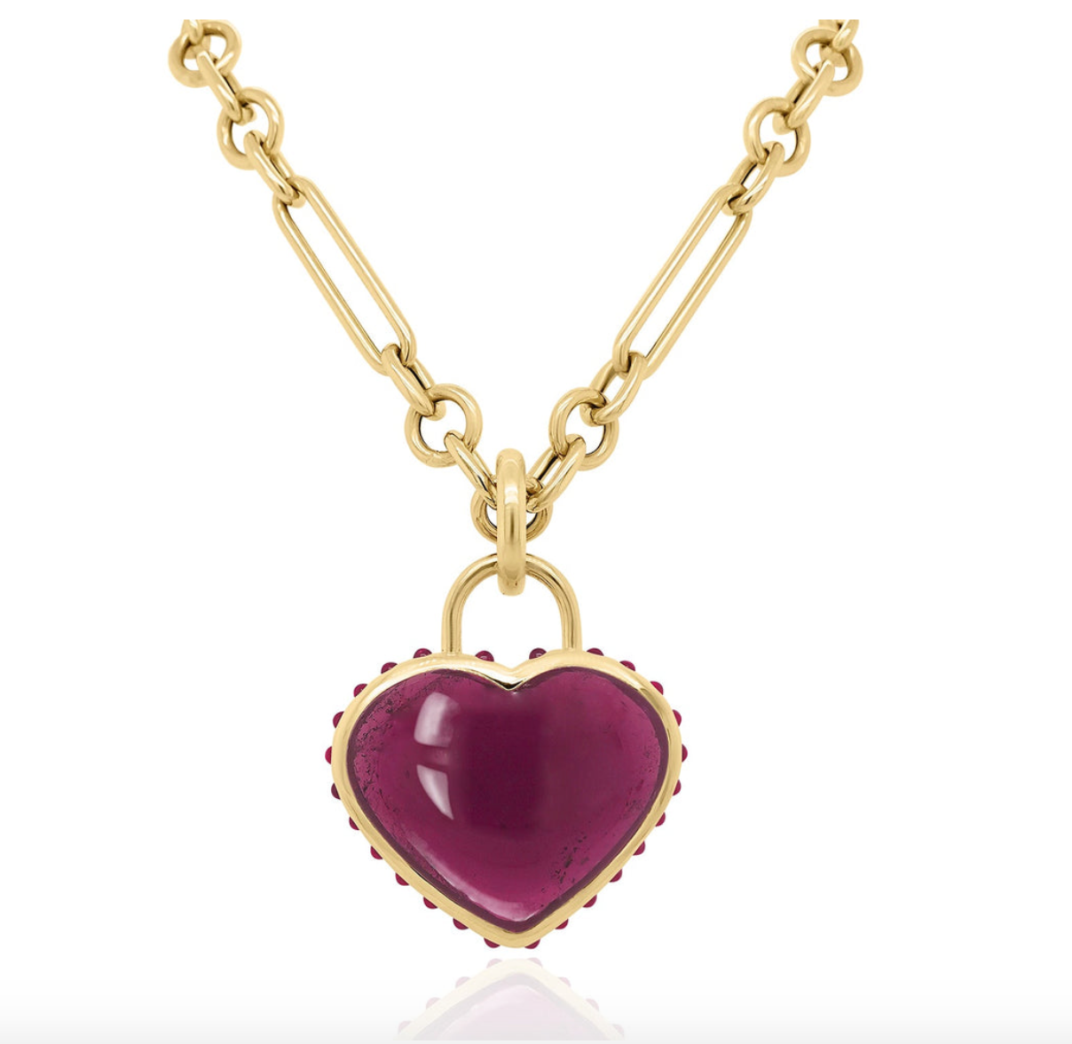 HEART PENDANT PURPLE