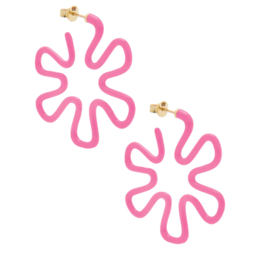 B PINK EARRINGS