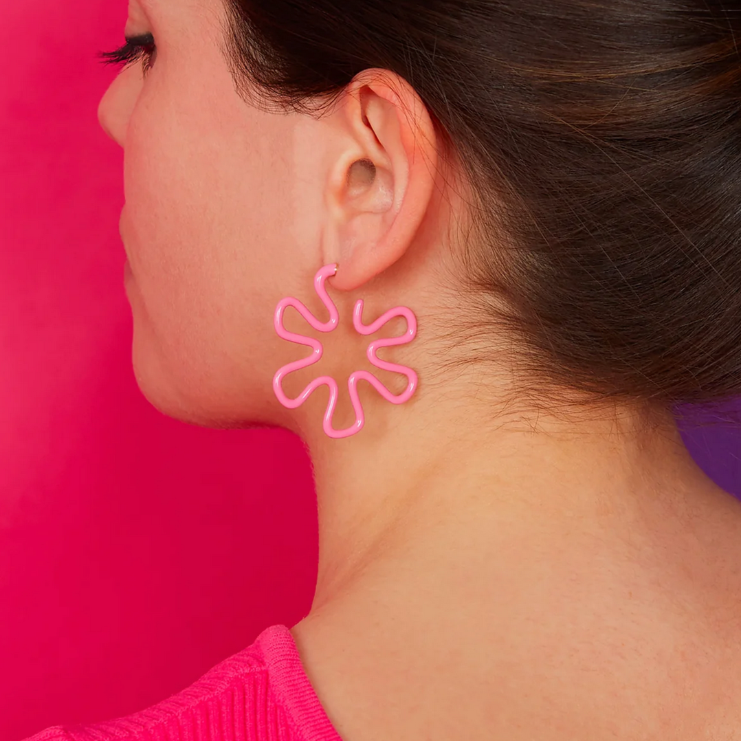 B PINK EARRINGS