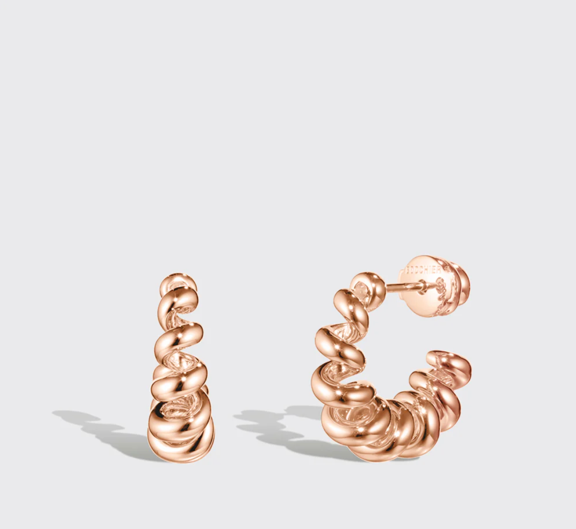 SMALL GOLD SLINKEE EARRINGS