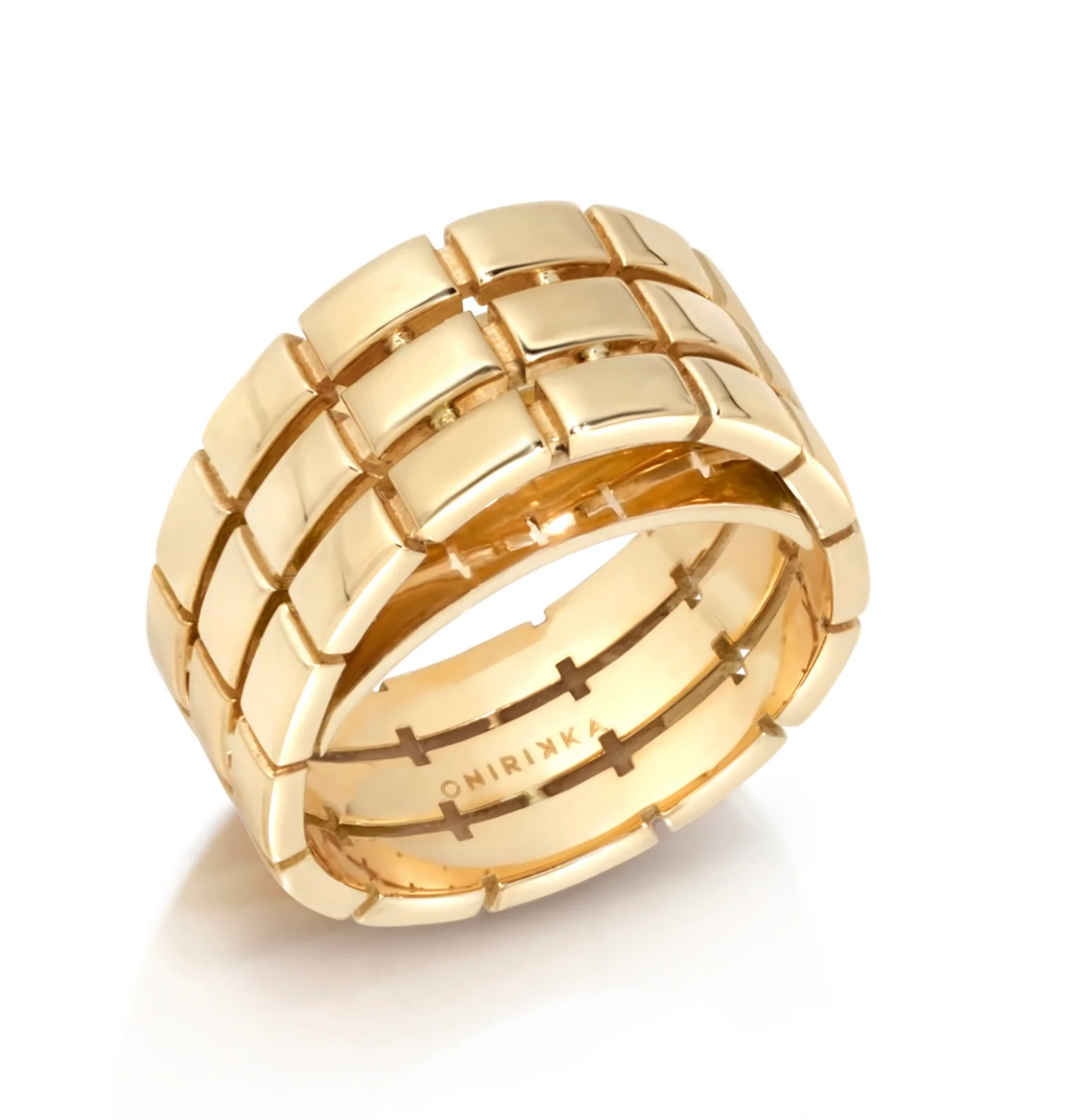 GLIMMER TRIO OVAL RING
