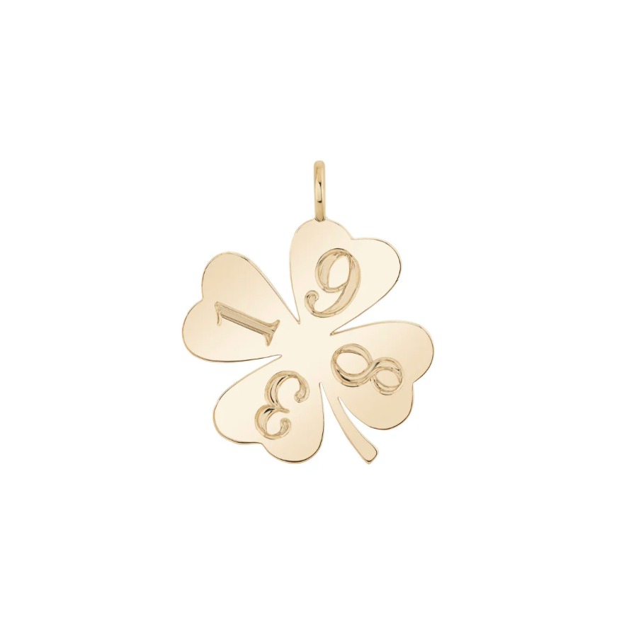 Four-Leaf Clover Signet Pendant