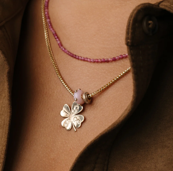 Four-Leaf Clover Signet Pendant