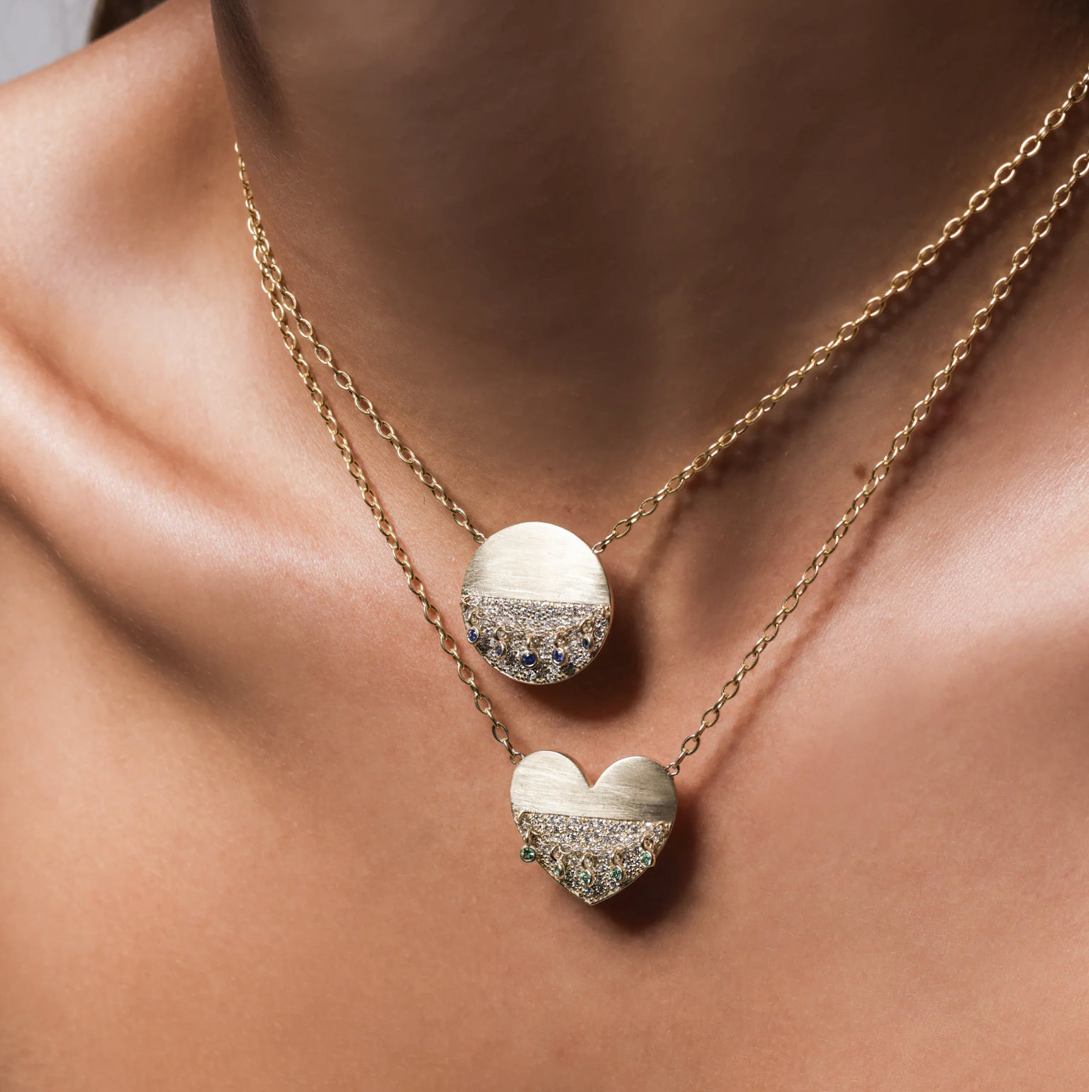 HEART HEMLINE MEDALLION