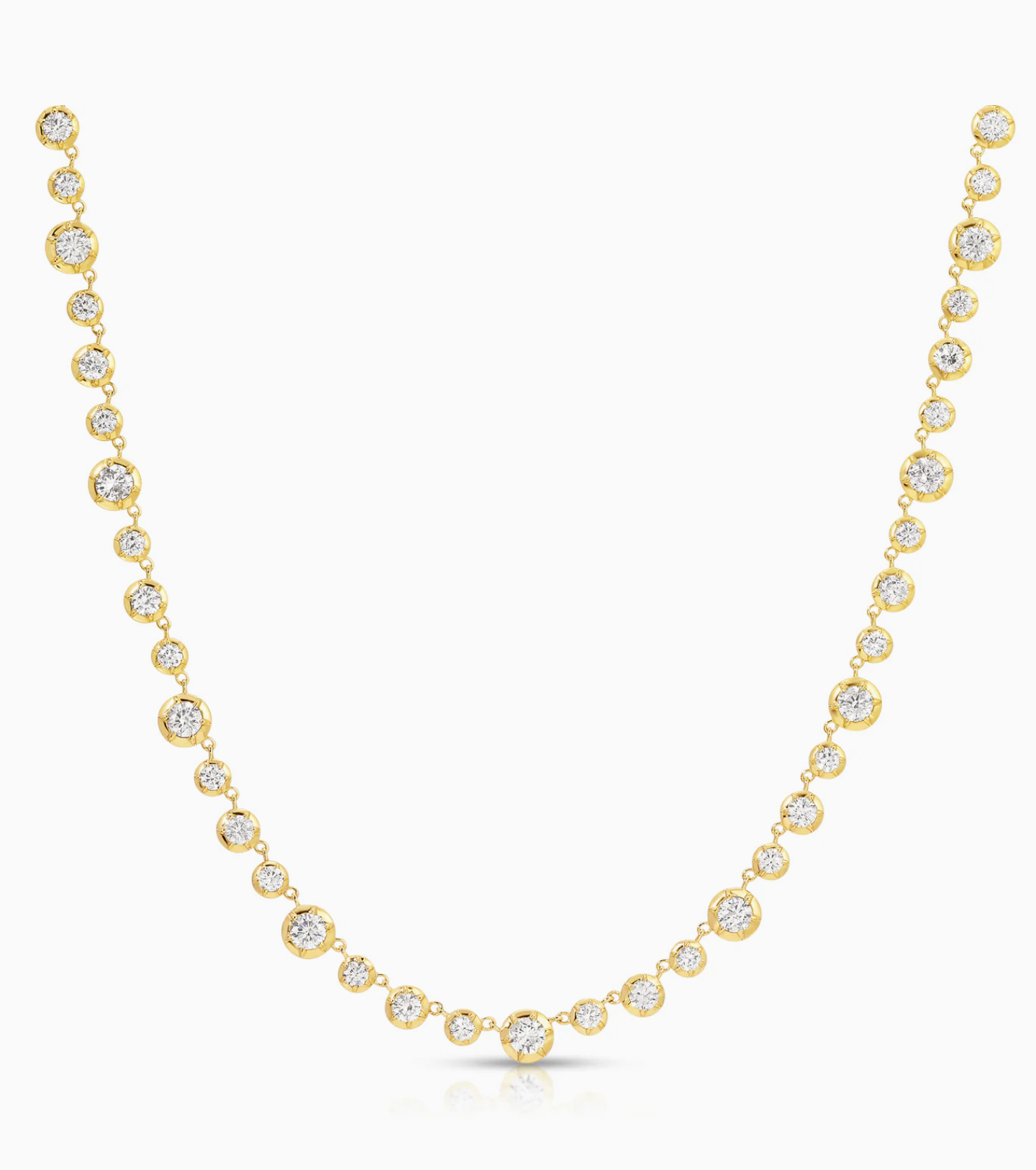 Marigold Tennis Necklace