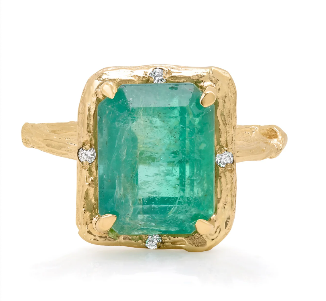 Emerald Ember Ring