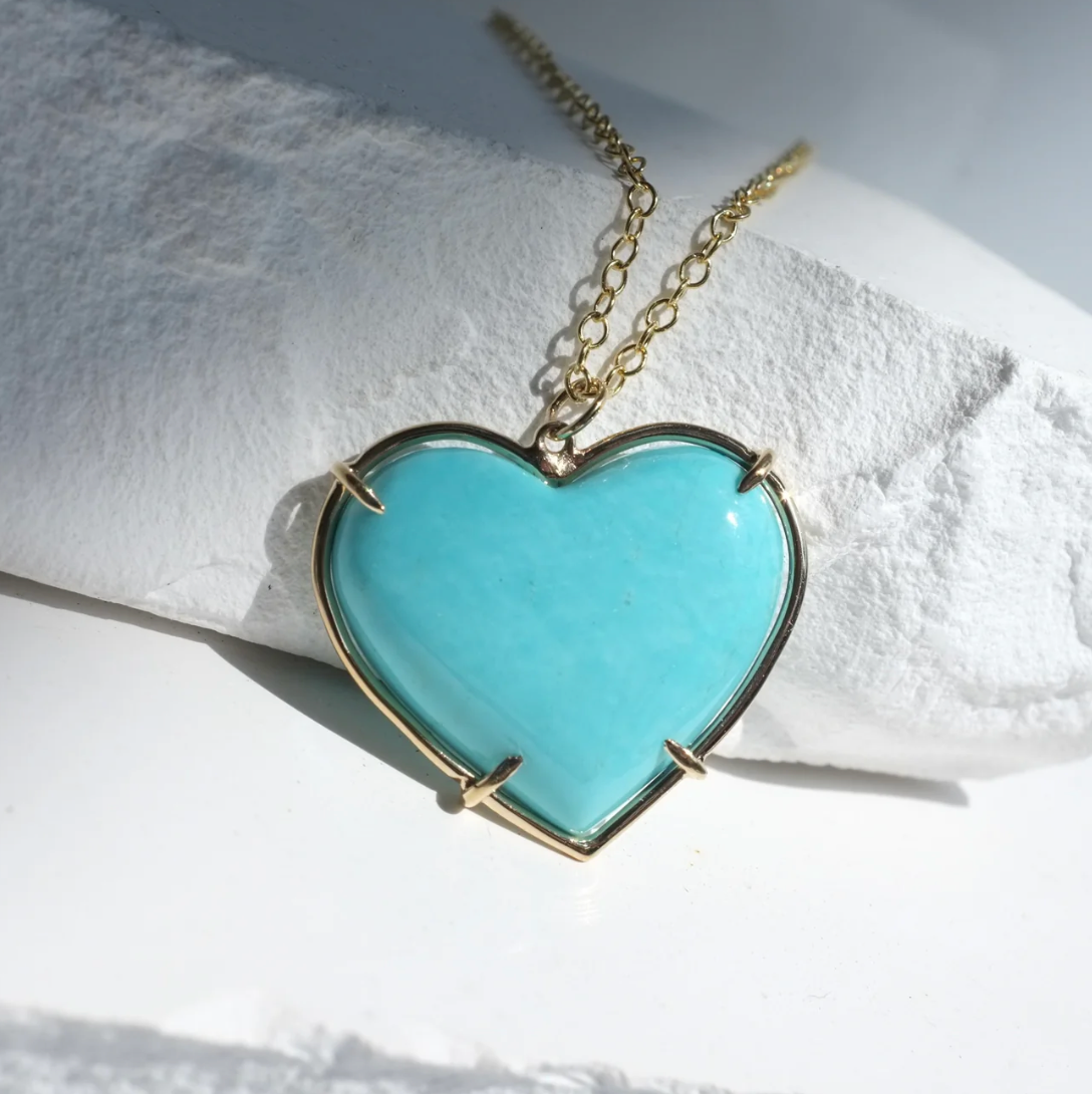 Turquoise Heart Necklace