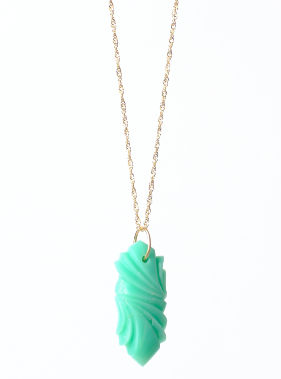 Indonesian Chrysoprase Necklace