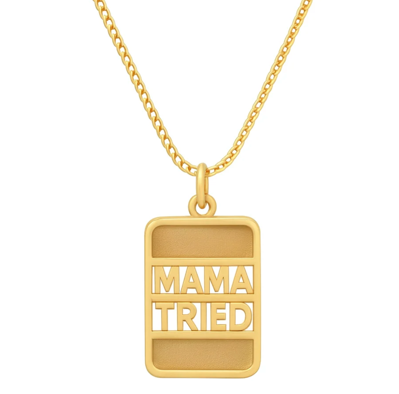 "MAMA TRIED" BANK NECKLACE