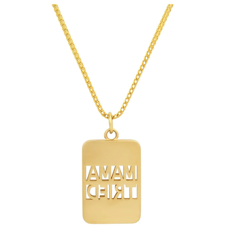 "MAMA TRIED" BANK NECKLACE