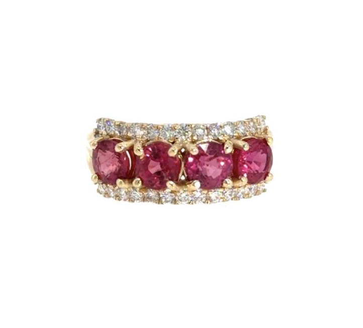 Vintage Ruby and Diamond Ring
