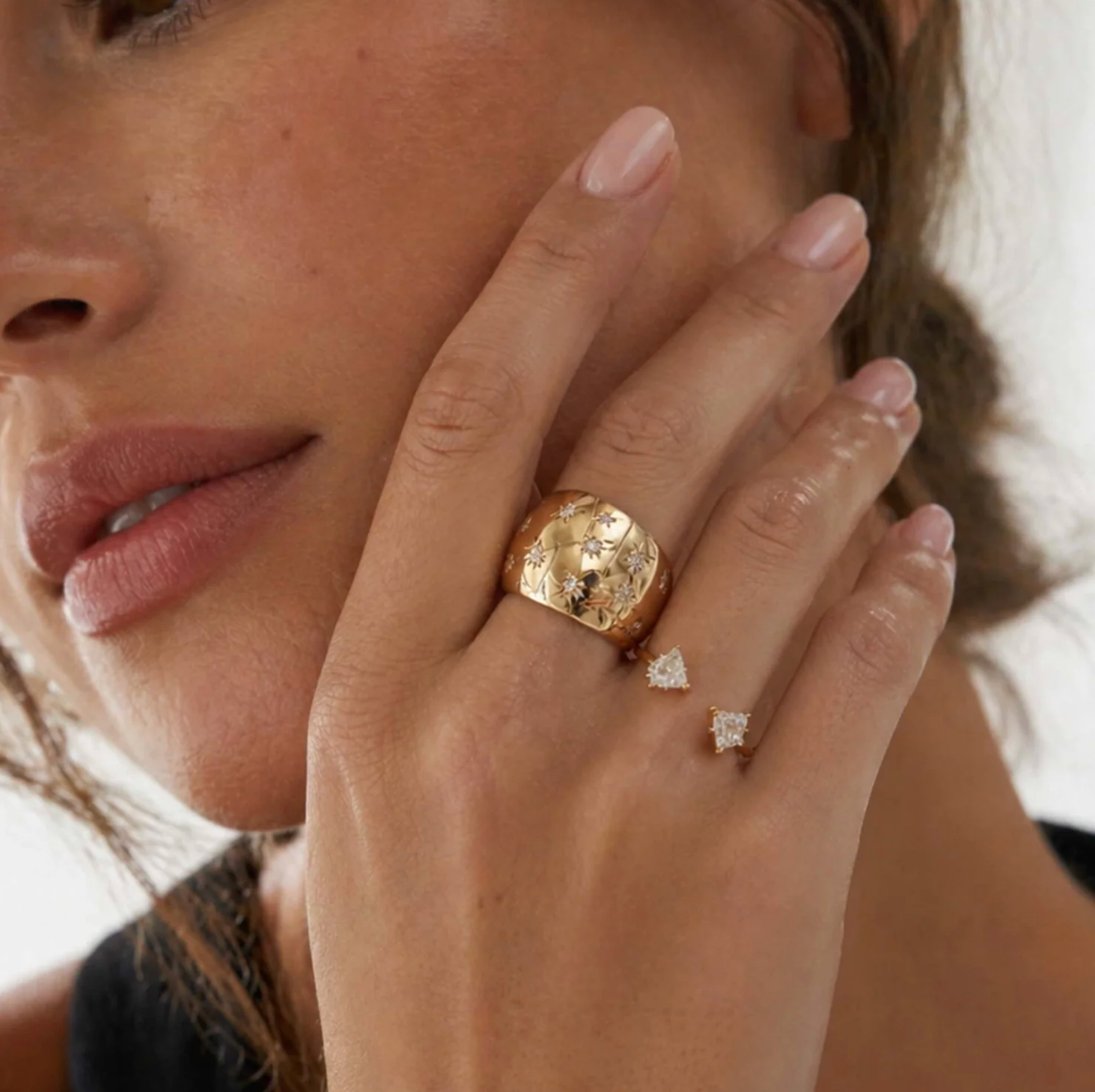 STARBURST BUBBLE RING