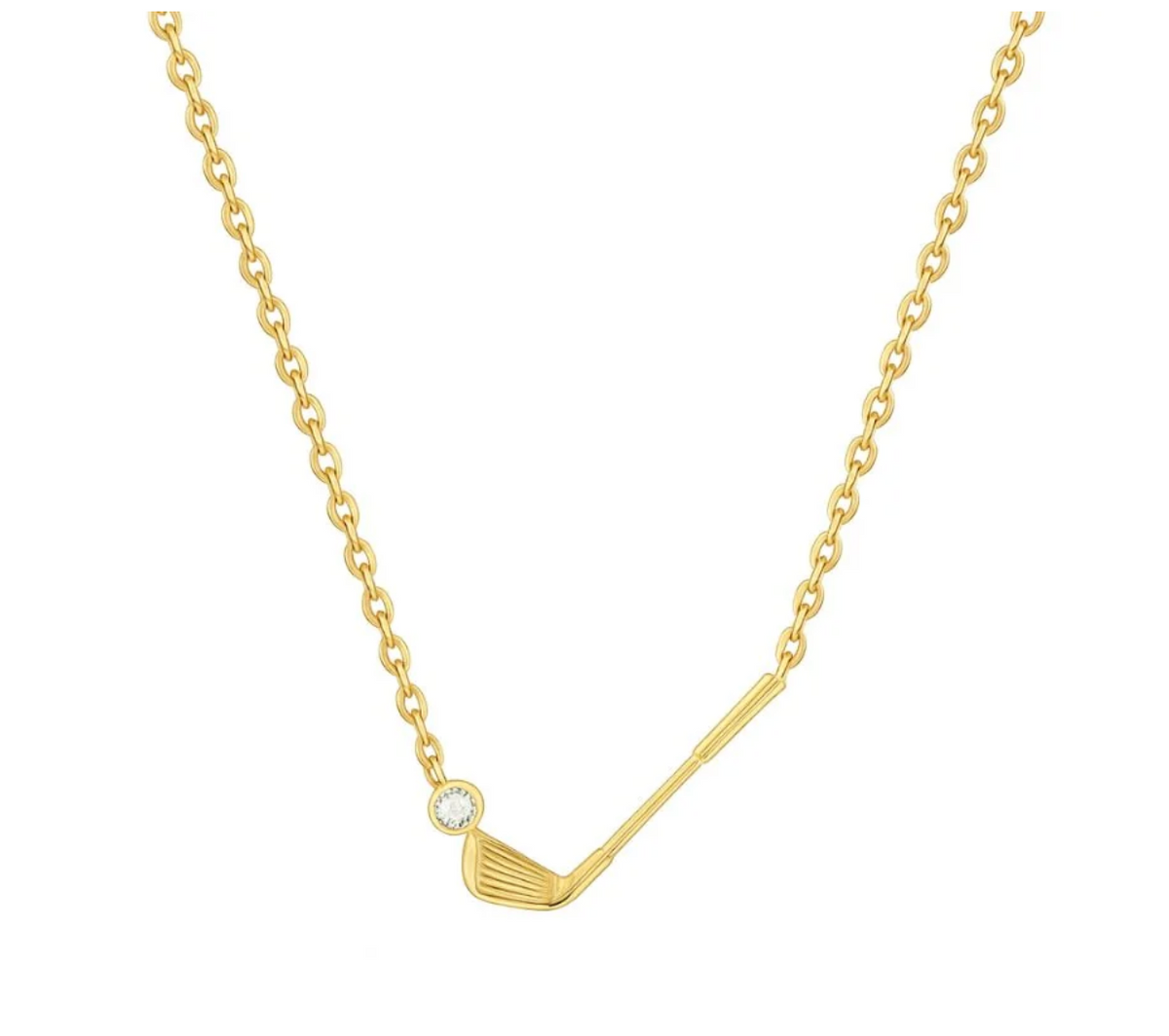 DIAMOND BALL GOLF NECKLACE