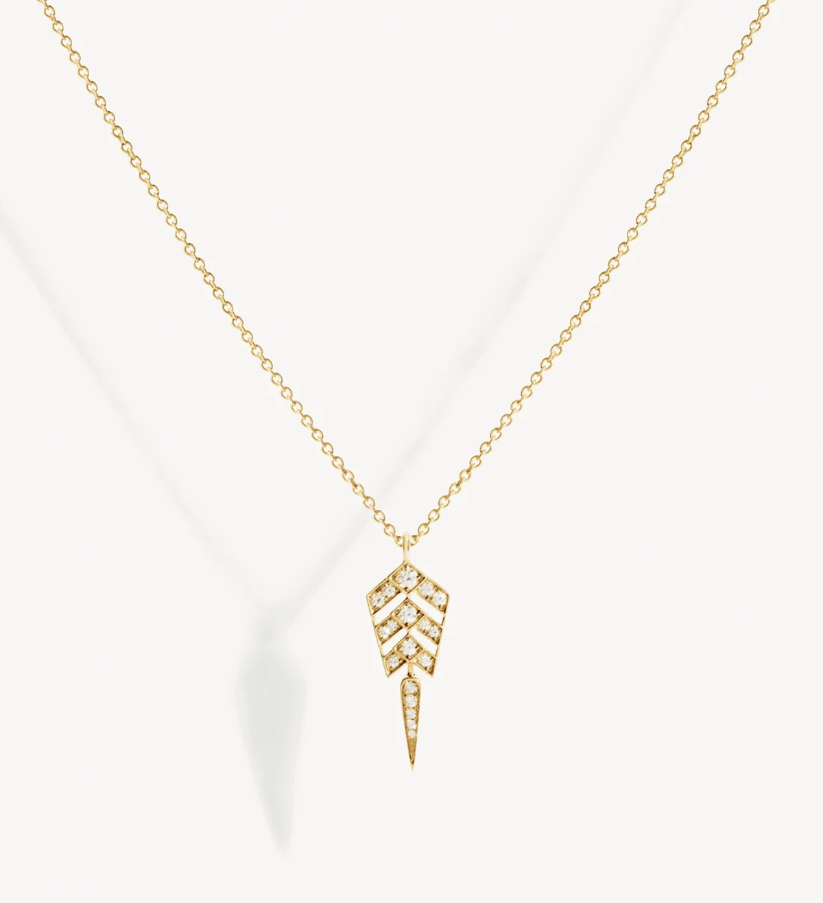 STAIRWAY S DIAMONDS & 18K YELLOW GOLD necklace