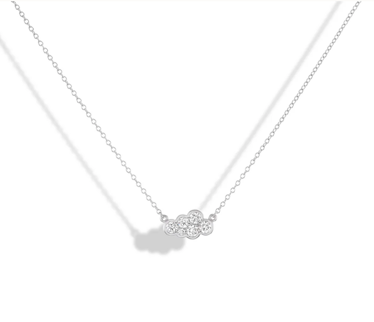 Large Diamond Cloud Necklace