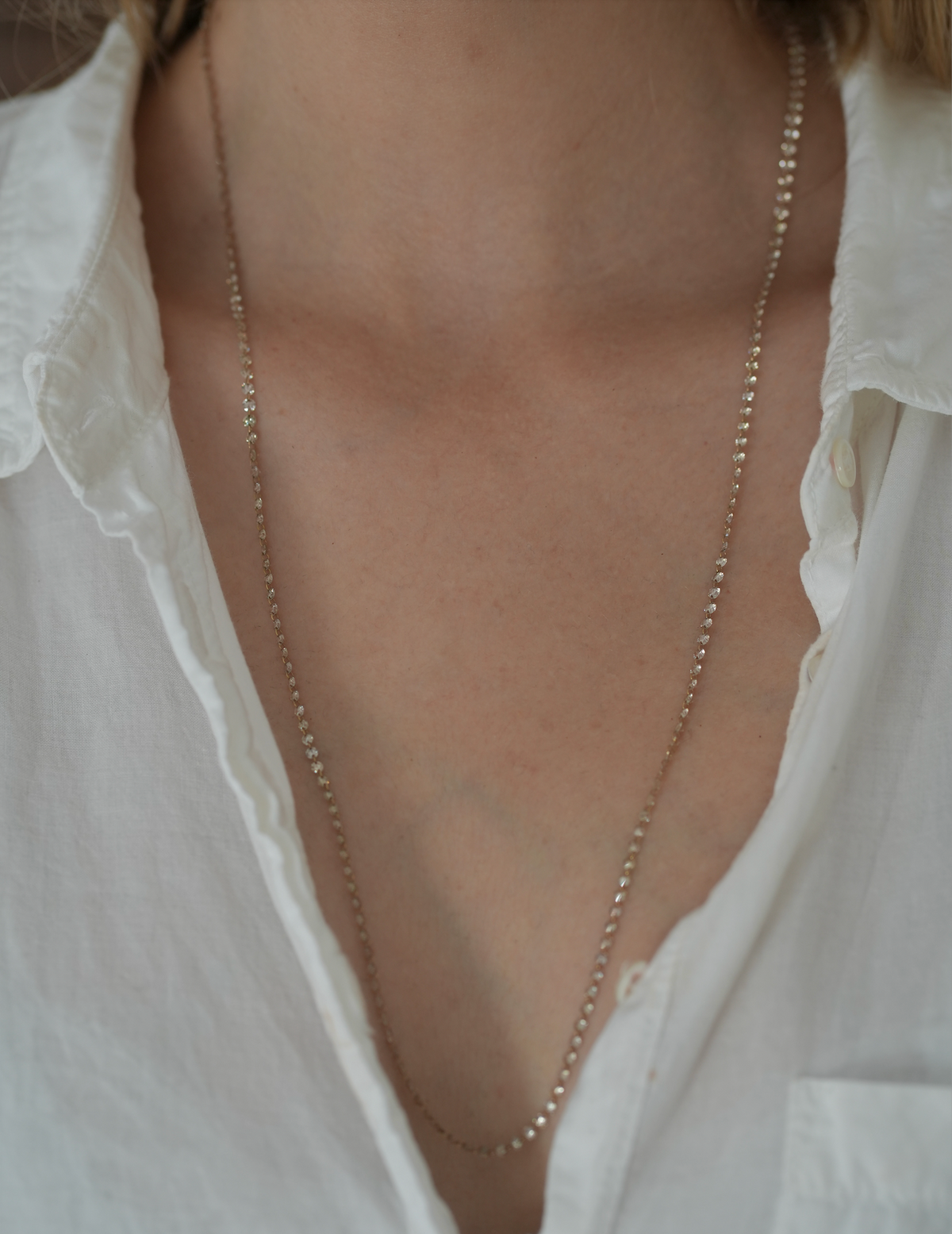 Champagne Diamond Necklace