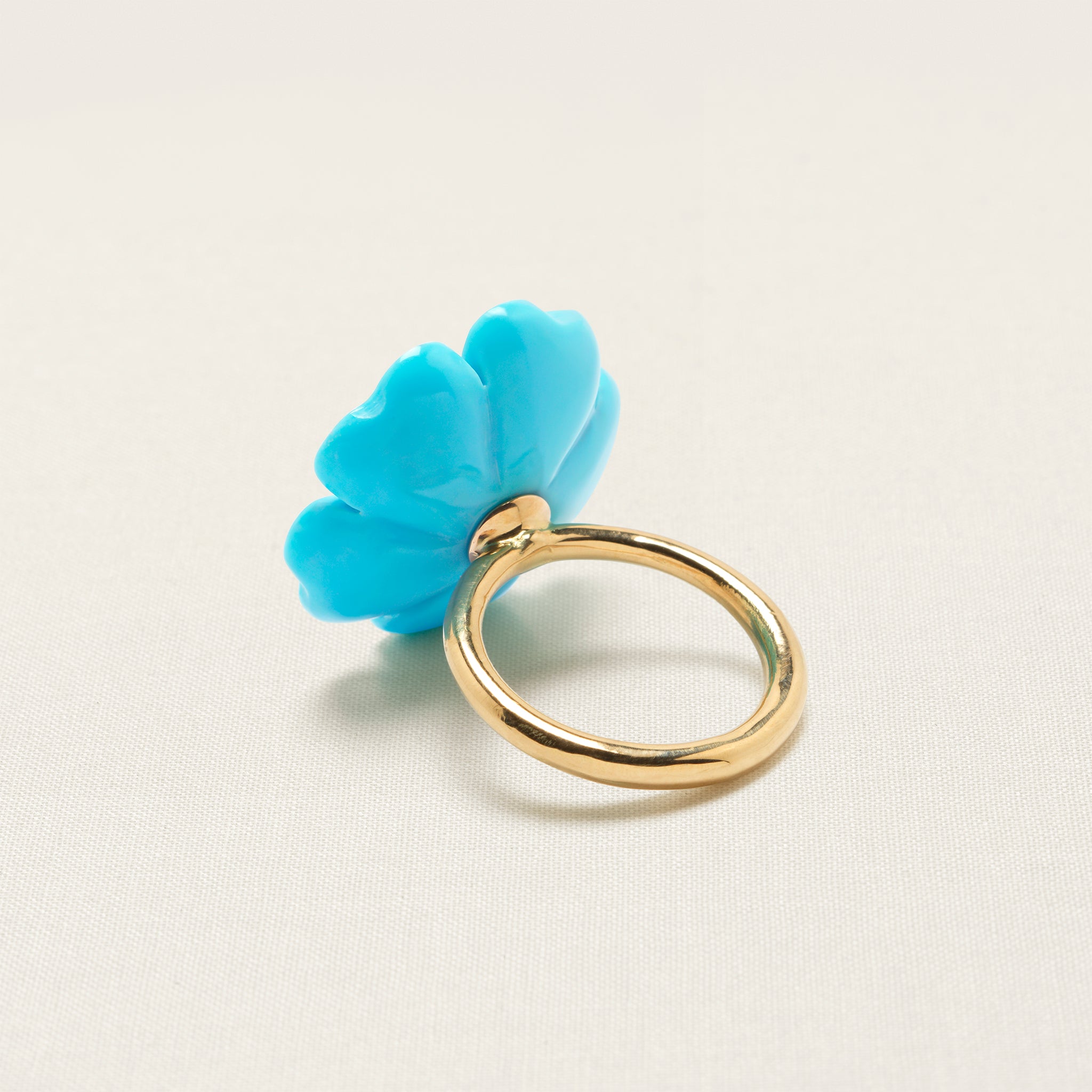 Flower Ring Turquoise