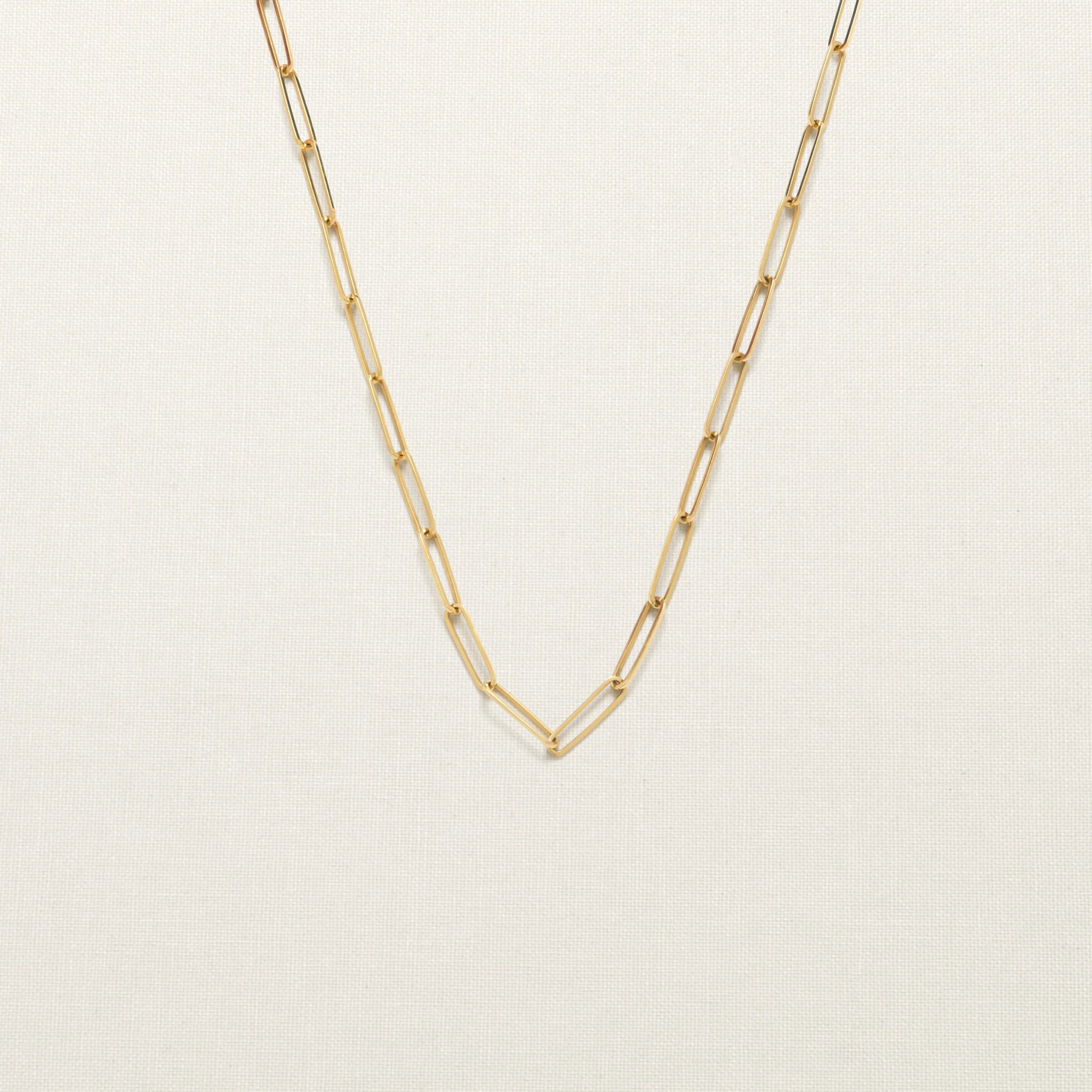 Flat Link Chain Necklace