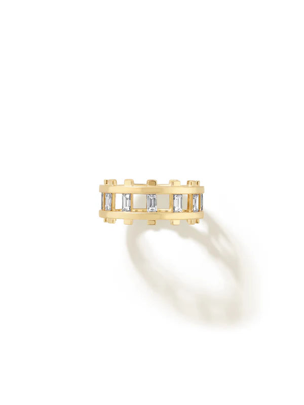 Railroad Diamond Ring