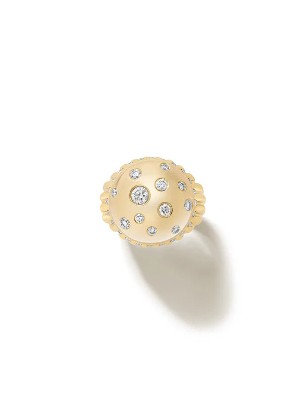 Toadstool diamond bomb ring