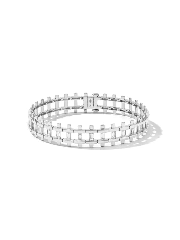 Railroad Diamond Bracelet