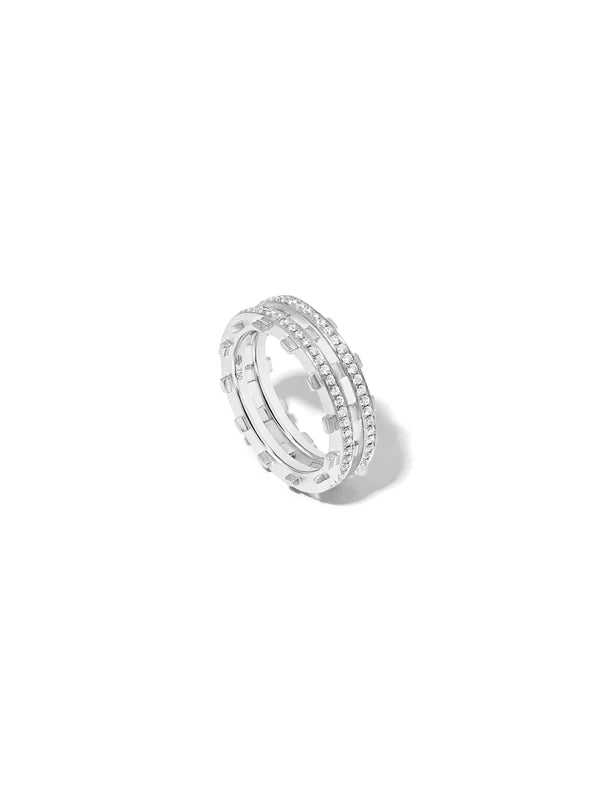 Railroad Pave Ring