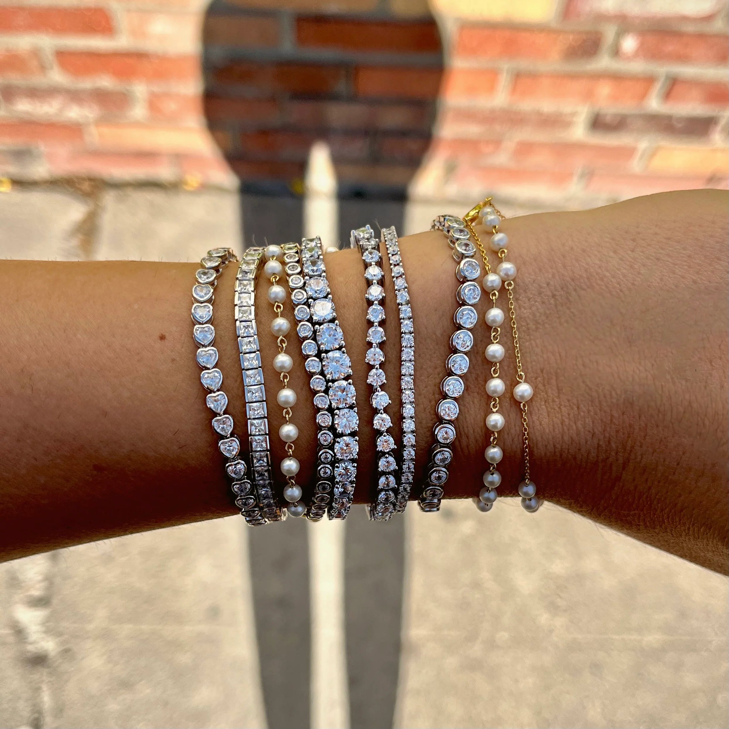 THE “JAIMIE” 4 PRONG GRADUATED TENNIS BRACELET