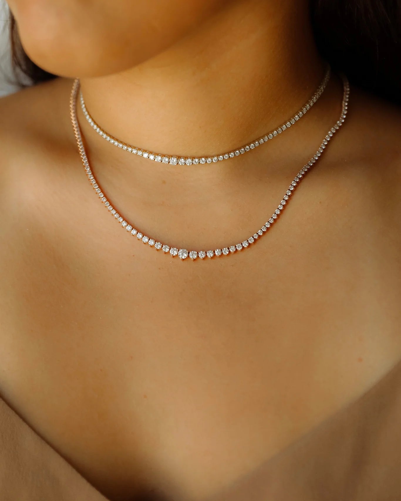 6.50ct TENNIS NECKLACE