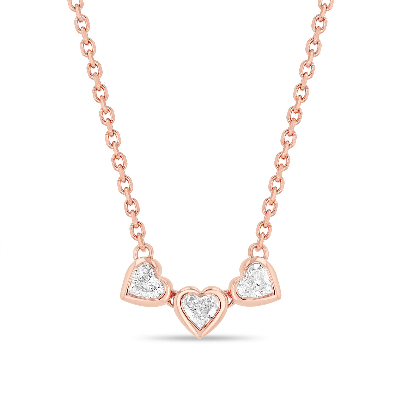 Trio Heart Necklace