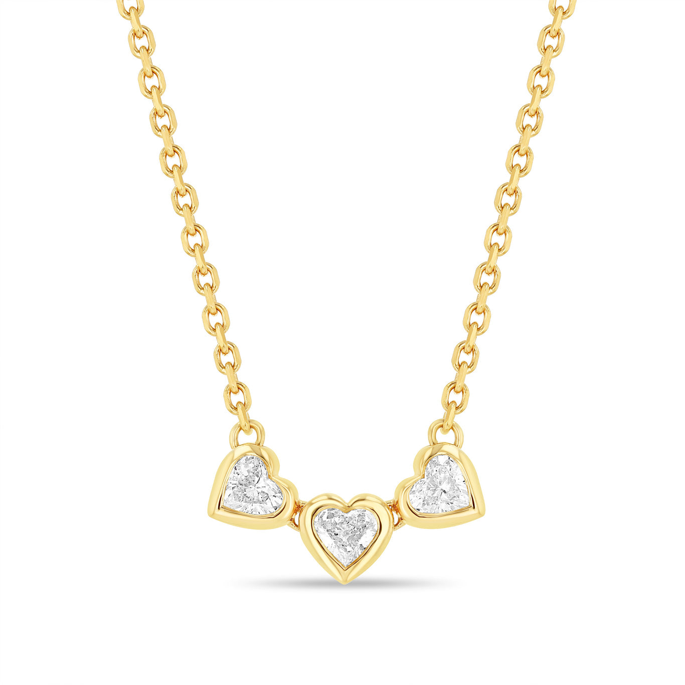 Trio Heart Necklace