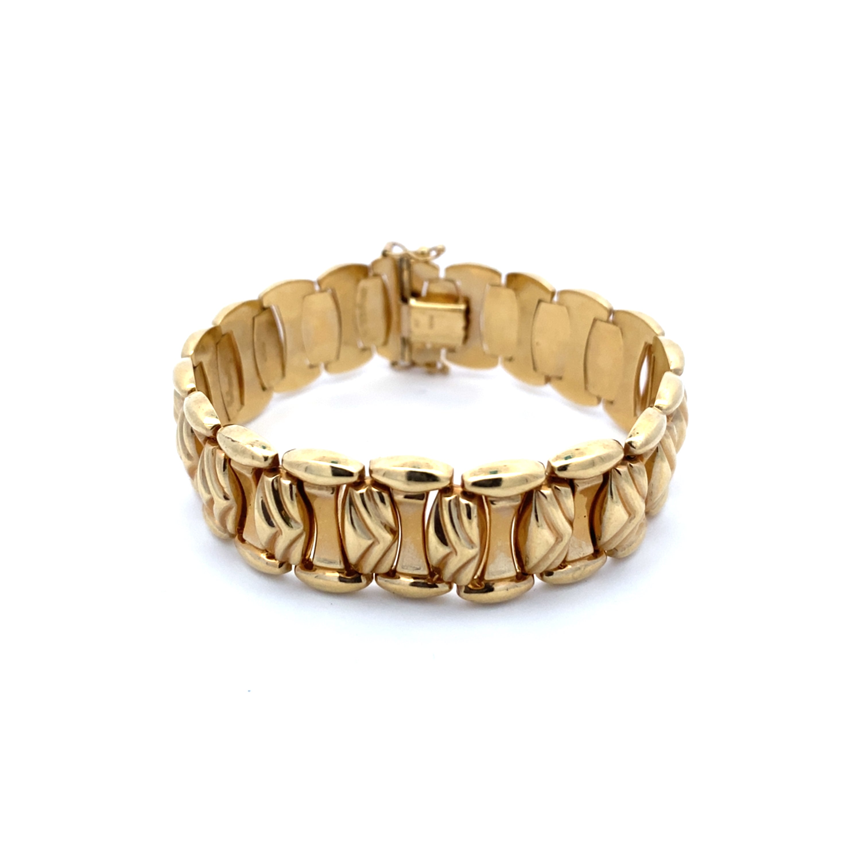 Vintage Wide Link Bracelet
