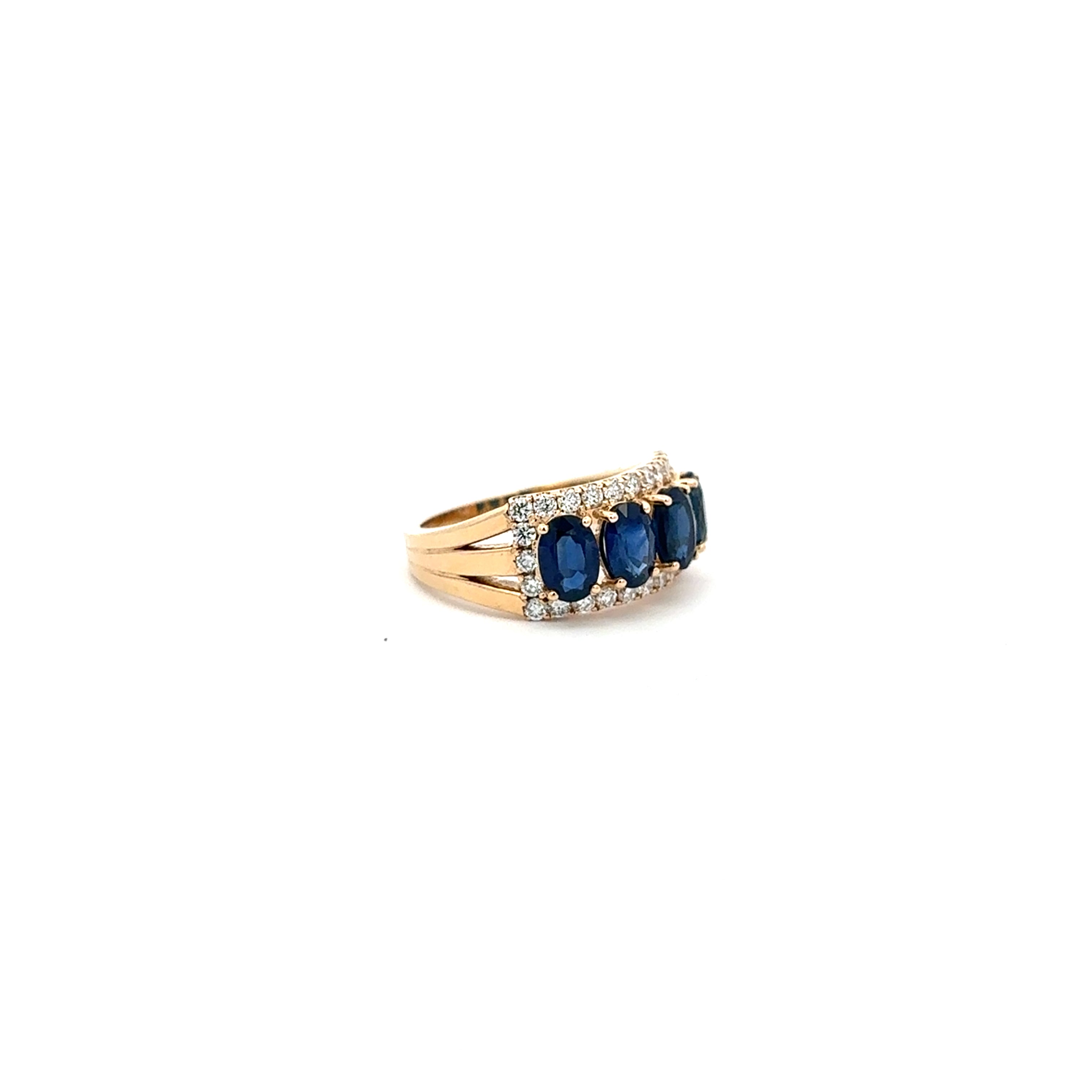 Vintage Sapphire and Diamond Ring